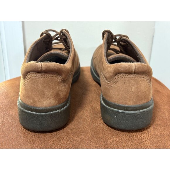 EASY SPIRIT WOMENS SIZE 8.5 M OXFORD SHOES BROWN SUEDE LACE UP COMFORT CASUAL - Picture 7 of 9